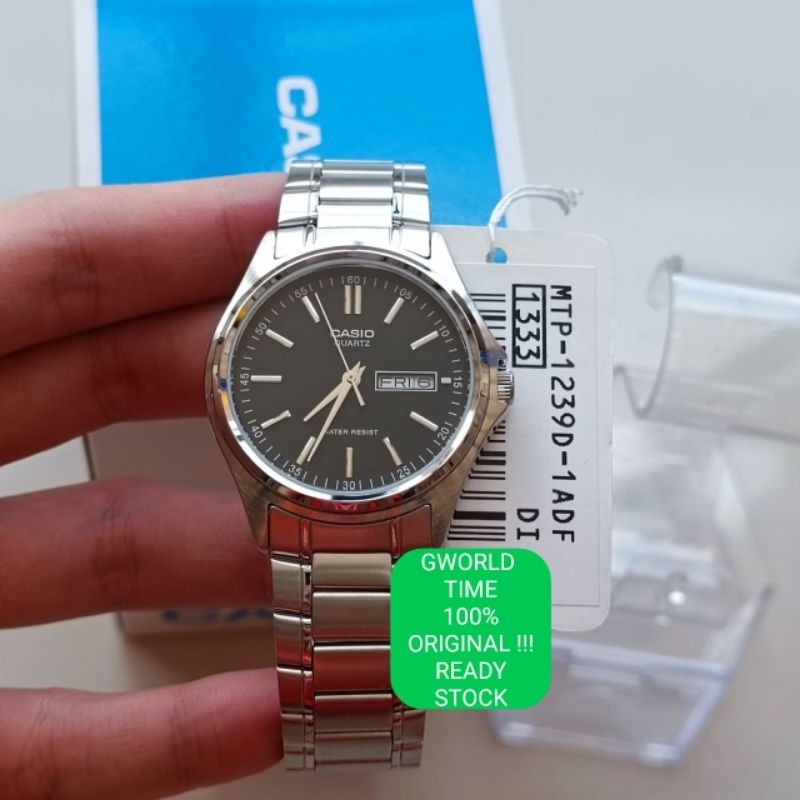 CASIO ORIGINAL MTP-1239D-1A/MTP-1239D-1ADF/MTP-1239D/MTP1239D | Shopee ...