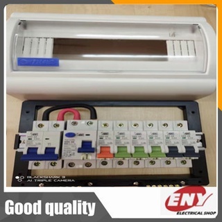 EPS 10 Way Distribution Box DB Full Set Single Phase 63a RCCB 0.1ma C/W ...