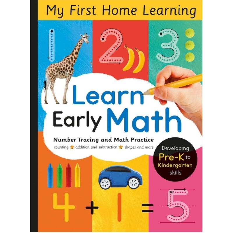 Children's Activity Book - Learn Early Math: Number Tracing And Math ...