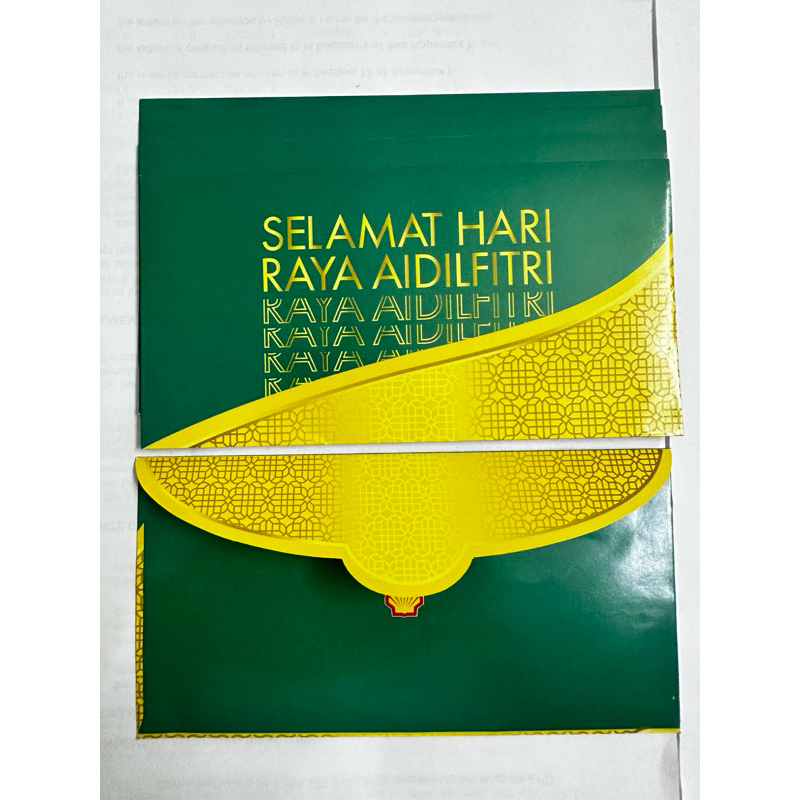 Shell Selamat Hari Raya Aidilfitri Sampul Raya 5 Pieces Set | Shopee ...