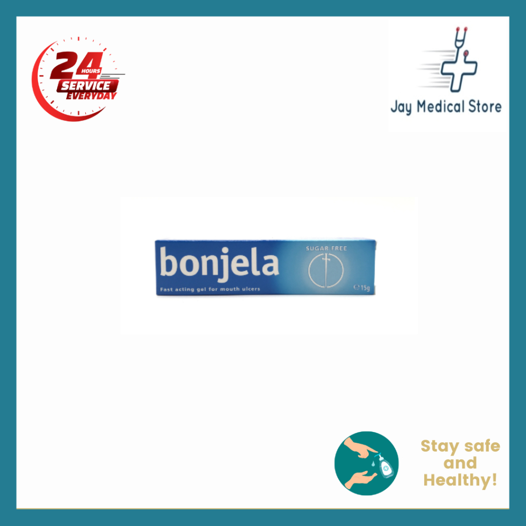 BONJELA GEL 15G FASTING ACTING SUGAR FREE GEL FOR TEETHING & MOUTH ...