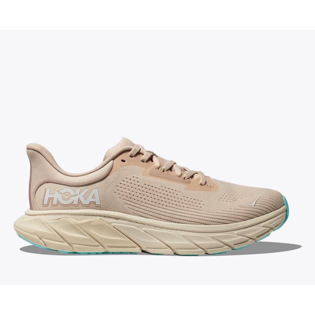 Hoka Arahi 7 Wide (D) | Women's | Vanilla / Cream | Shopee Malaysia