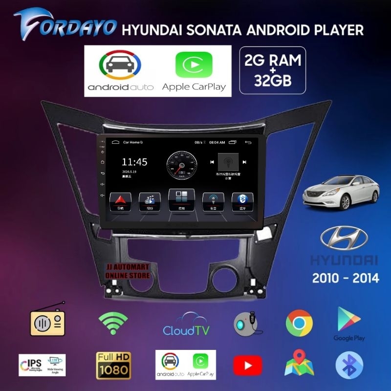 fordayo Hyundai Sonata 2010 - 2014 10 Inch car android player with ...
