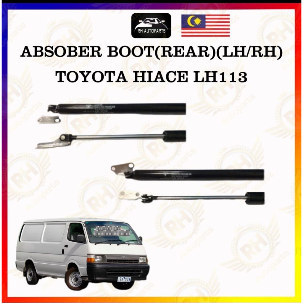 Toyota Hiace LH113 Rear Bonnet Absorber Damper Boot Absorber Gas Spring ...