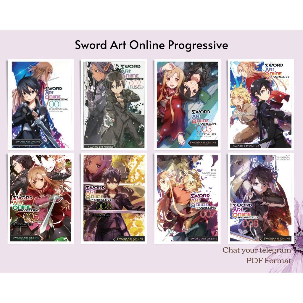 Sword Art Online Progressive Light Novel (8 Book Series) Shopee Malaysia