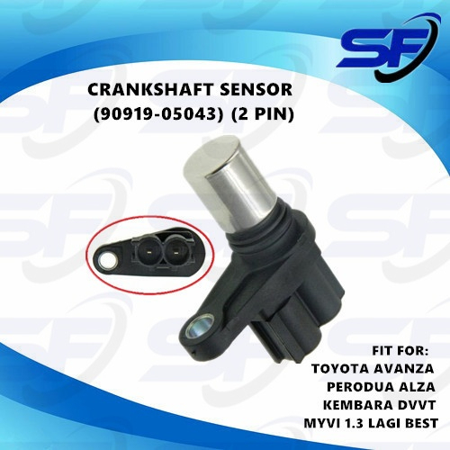 TOYOTA AVANZA PERODUA ALZA MYVI 1.3 KEMBARA DVVT CRANK SENSOR 90919
