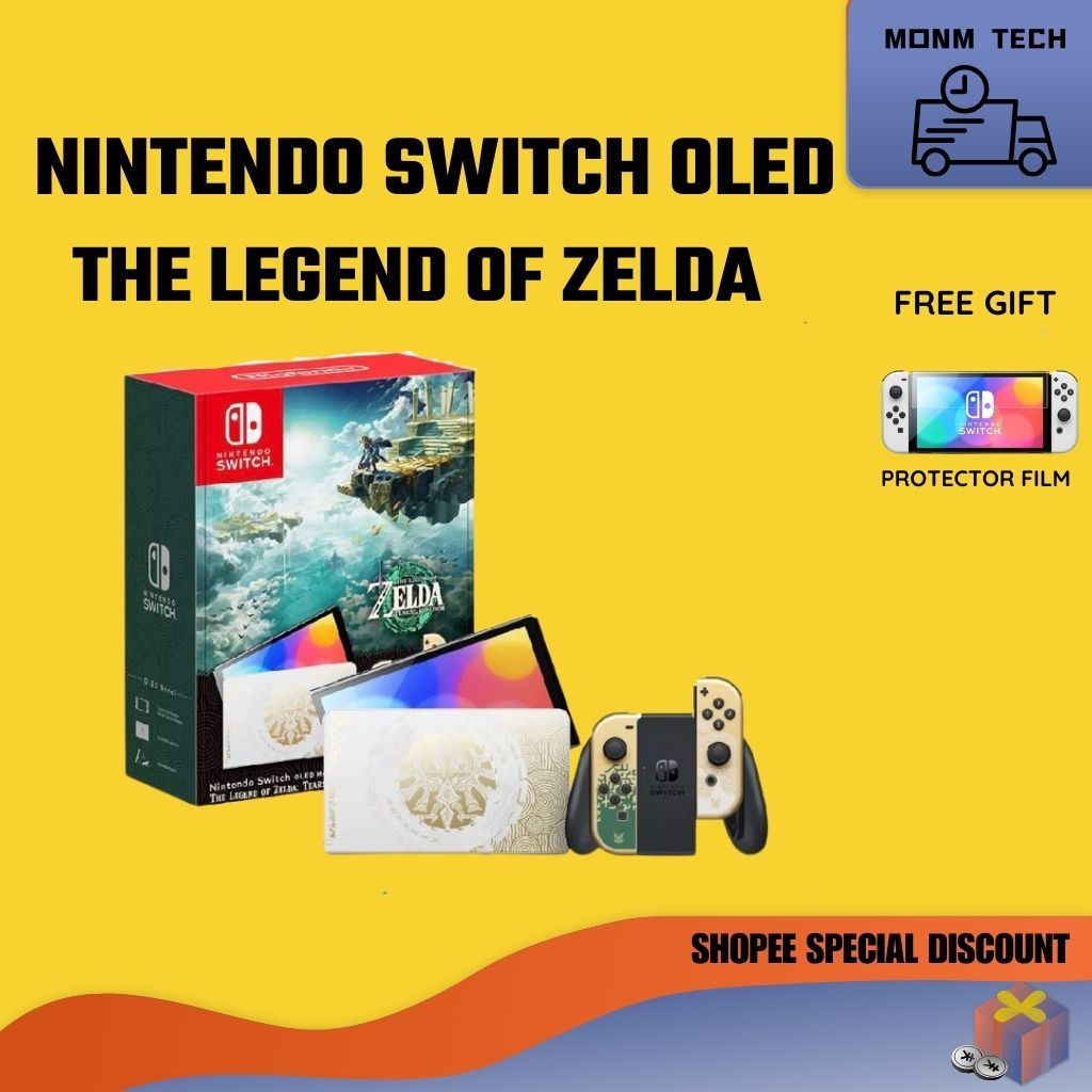 Nintendo Switch Oled Model The Legend Of Zelda ：tears Of The Kingdom Edition Shopee Malaysia 8893