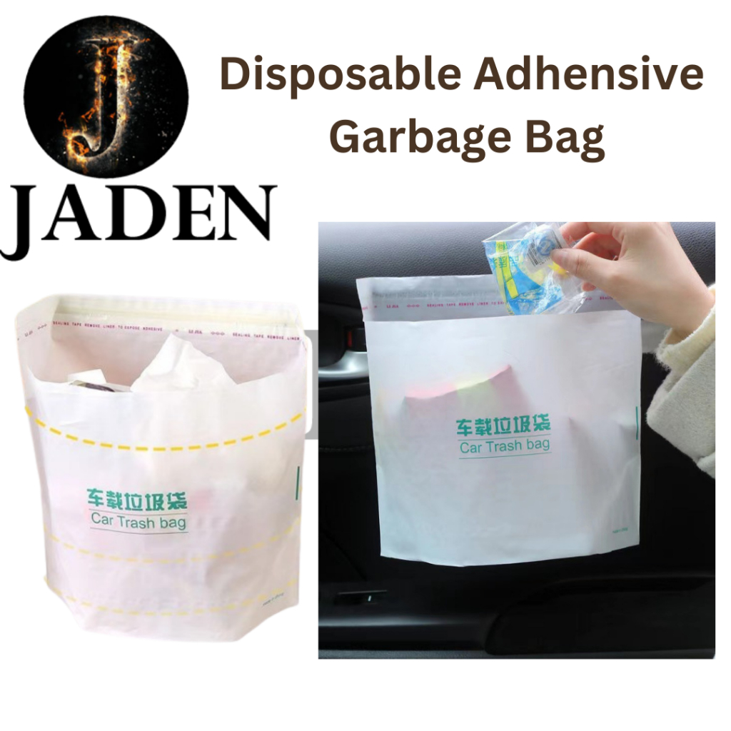 JD Disposable Car Trash Bag Rubbish Stick Type Portable Plastic Storage ...