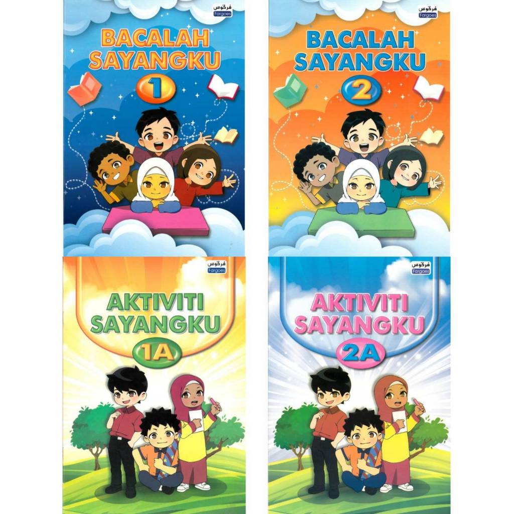 2024 Buku Bacalah Sayangku / Aktiviti Sayangku 1 & 2 Buku Prasekolah ...