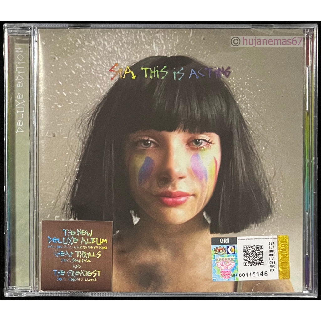 SIA - This is Acting 2016 SONY MUSIC DELUXE EDITION ORIGINAL CD + 7 ...