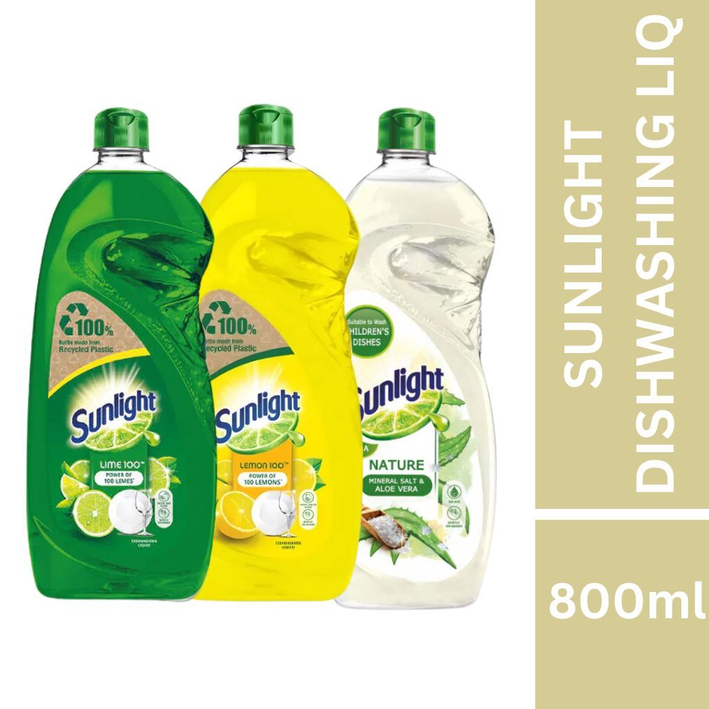 [FREE SHIPPING WM ONLY] SUNLIGHT Dishwashing Liquid Lime/Lemon 800ml ...