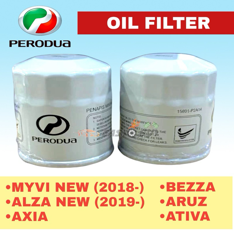 ORIGINAL Perodua Oil Filter - Myvi New / Alza New / Bezza / Axia ...