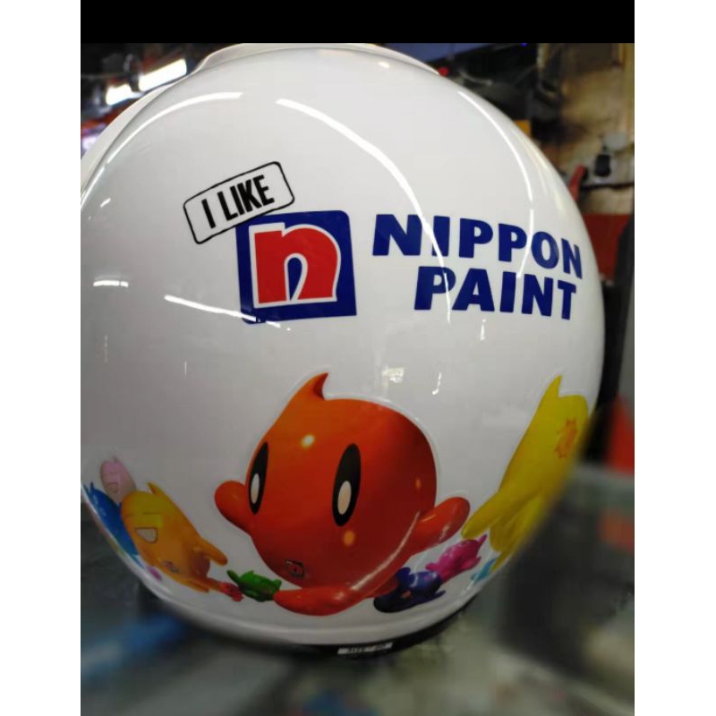 Limited Edition Nippon Paint Motorcycle Helmet LTD Topi Motor限量版头盔 ...