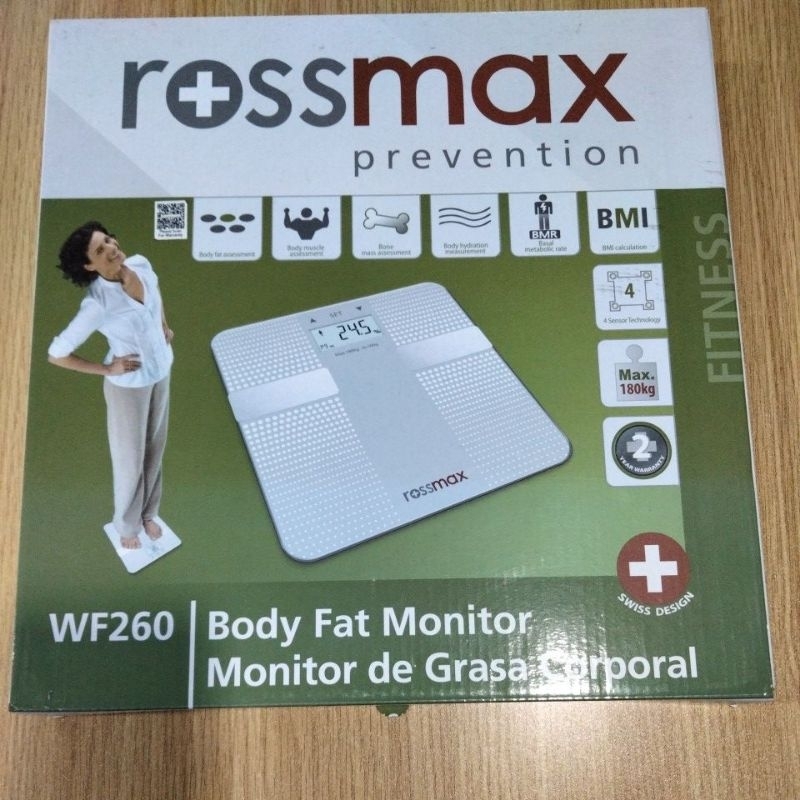 ROSSMAX BODY FAT MONITOR DE GRASA CORPORAL | Shopee Malaysia