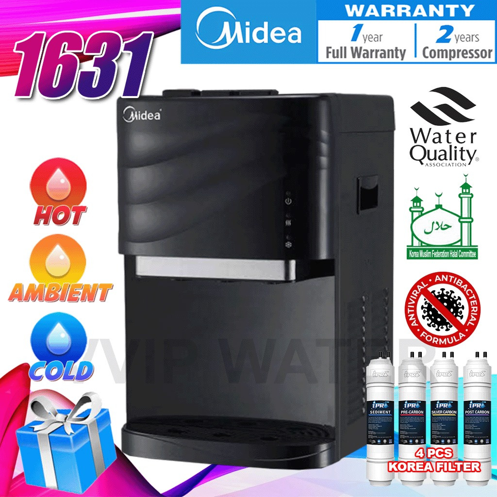 Penapis Air Midea Mild Alkaline Water Dispenser Hot Normal Cold Model