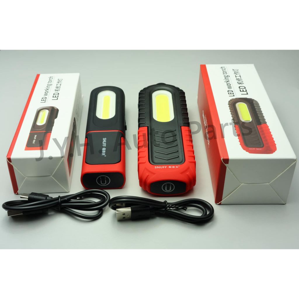 LED WORKING TORCH LONG BATTERY LIFE ULTRA LED STRONG LIGHTS MAGNETIC ...