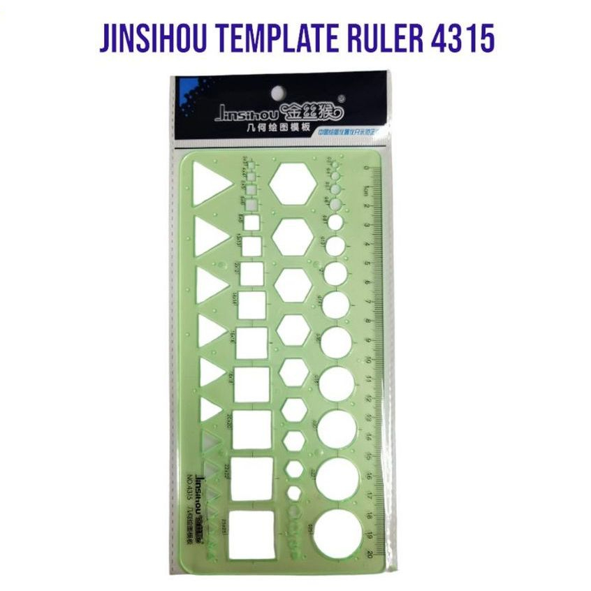 TECHNICAL TEMPLATE RULER 4315 / 4367 / 2088 RULER STENCILS | Shopee ...