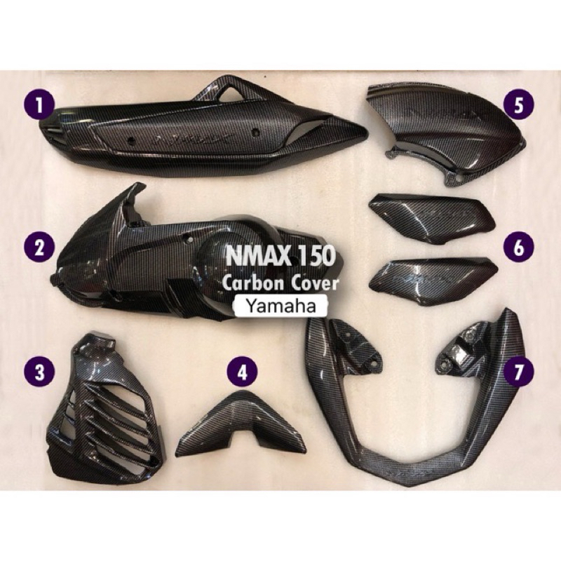 🔅YAMAHA NMAX150 V1 NMAX 150 Carbon Cover | Shopee Malaysia