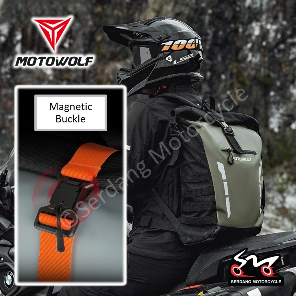 MOTOWOLF MDL0716 Waterproof Rainproof Backpack Bag Galas Kalis Air ...