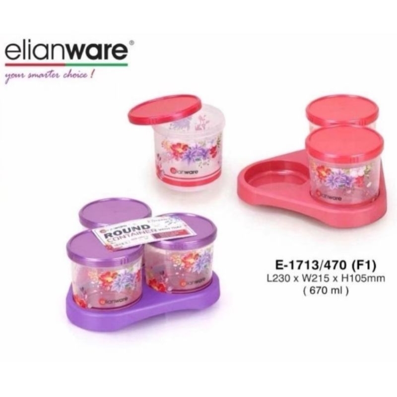 3 PCS EDISI RAYA ROUND SNACKS CANDY CONTAINER WITH TRAY BEKAS KUIH RAYA ...