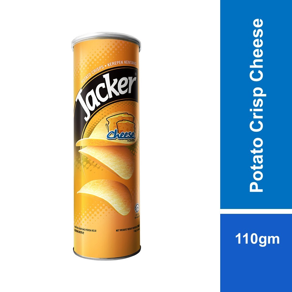 Jacker Potato Crisps 110g - Cheese | Shopee Malaysia