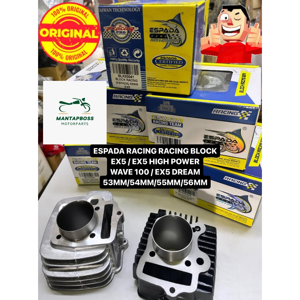 ESPADA RACING HONDA EX5 /EX5 HIGH POWER/ EX5 CLASS 1/WAVE 100/ EX5 ...