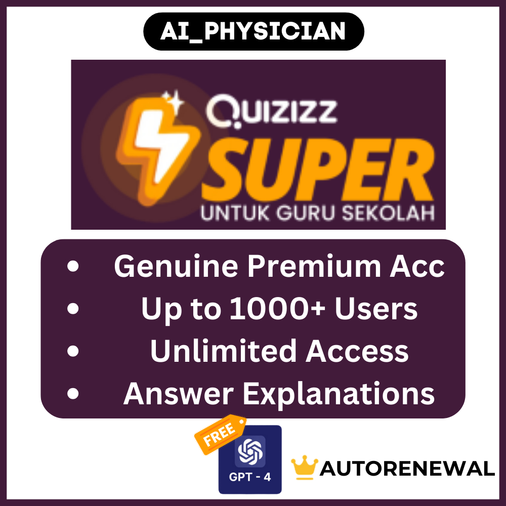 [Genuine] Quizizz Individual (Super) Premium Account 7 Days Up To 1000 ...