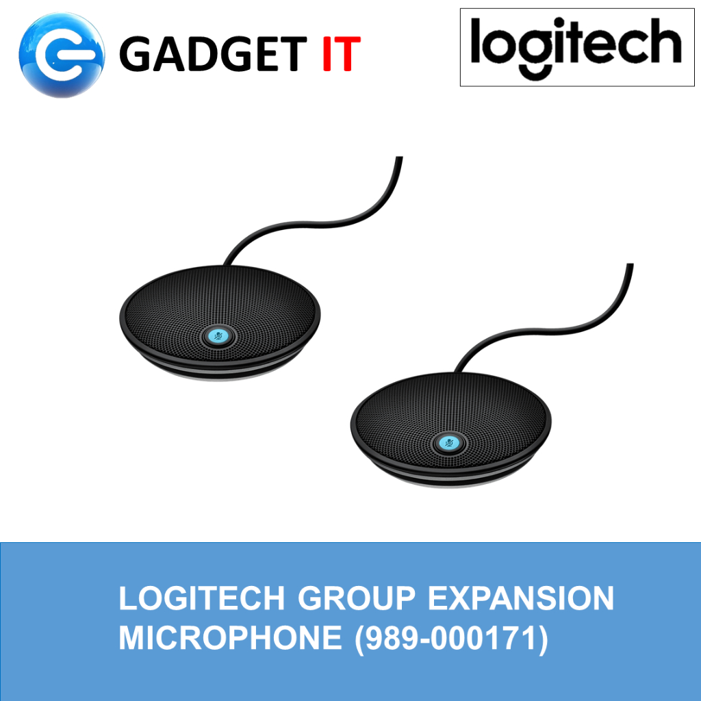 LOGITECH GROUP EXPANSION MICS (989-000171) (MIC / MICROPHONES) | Shopee ...