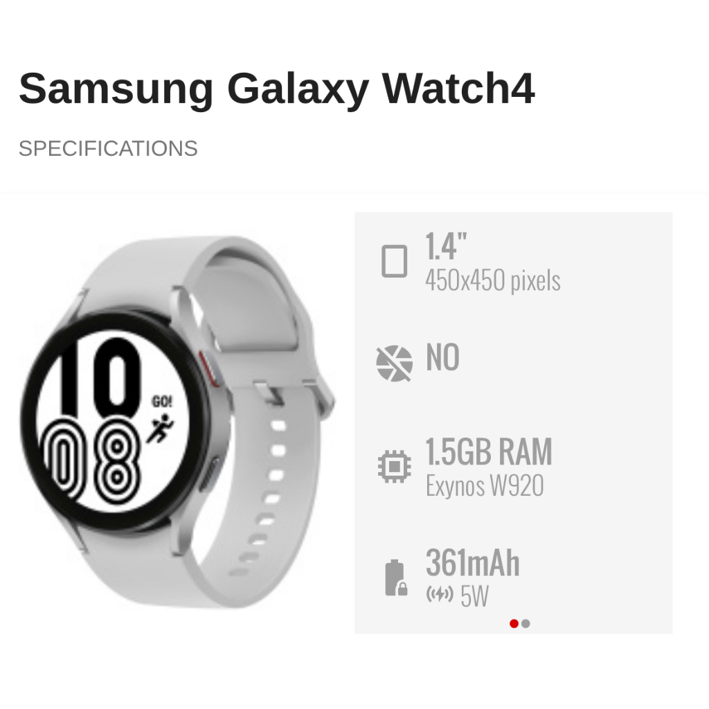 Samsung Galaxy Watch 4 BT 40mm(R860) || Watch 5 BT 40mm(R900 ...
