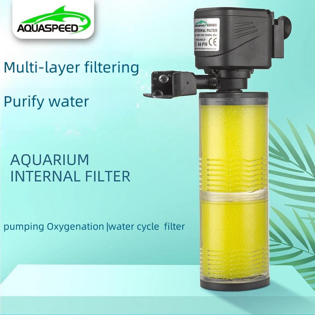 Aquaspeed Aquarium Multifunction Internal Filter fish poop & debris ...