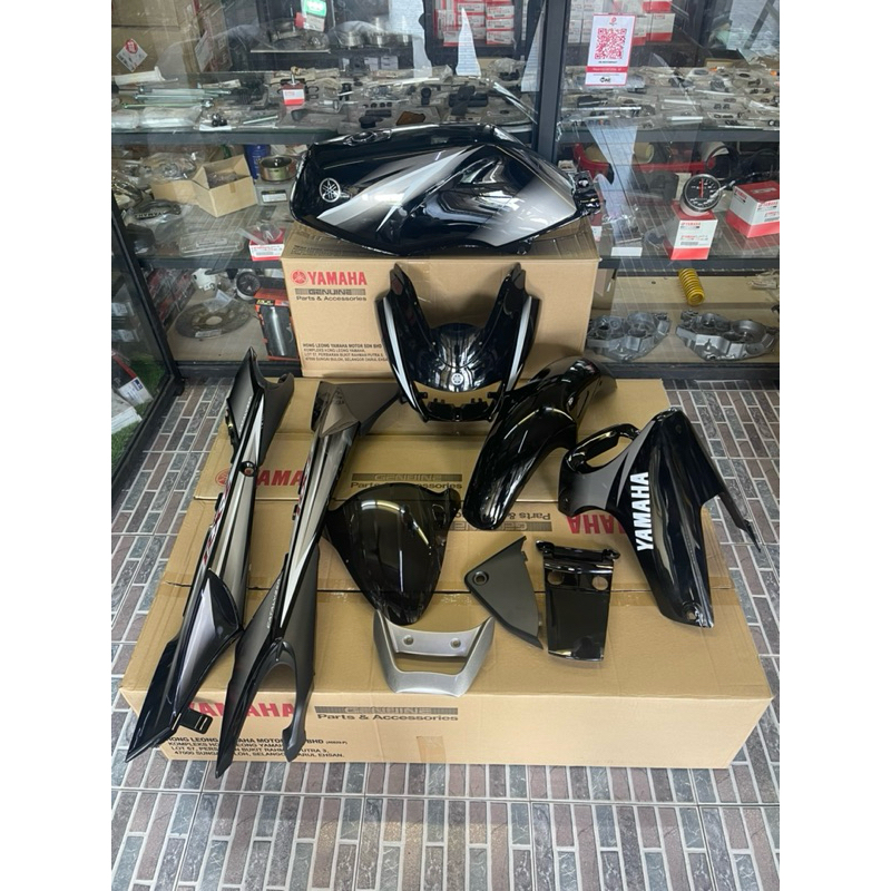 COVERSET RXZ CATALYZER HITAM SKALA ORIGINAL | Shopee Malaysia