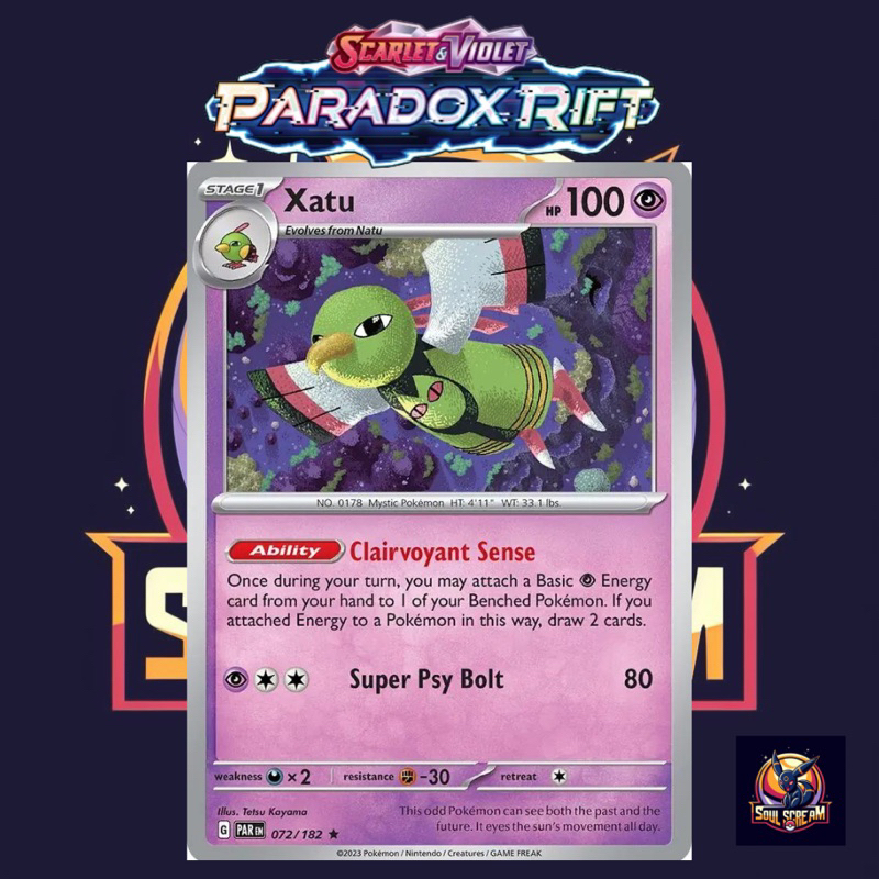 Pokemon TCG Xatu Paradox Rift | Shopee Malaysia