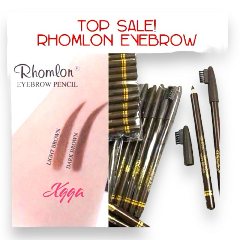 Rhomlon Eyebrow Pencil Eyebrow Pencil Dark Brown Beauty Makeup Eyes