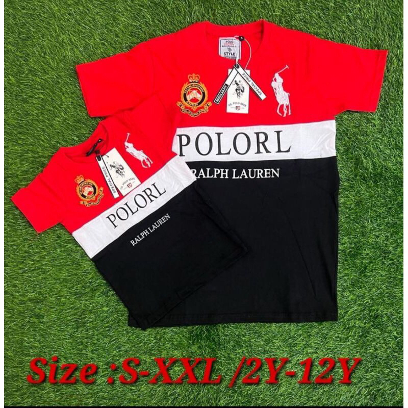 POLORL FAMILY T T Shirt 100 COTTON Shopee Malaysia