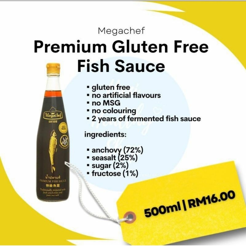 500ml No MSG Megachef fish sauce EXPIRED 2025 Shopee Malaysia