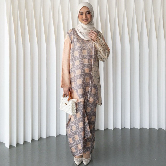 Adiva Kurung Moden Batik Kain Pario Baju Kurung Kurung Kedah Mahdia