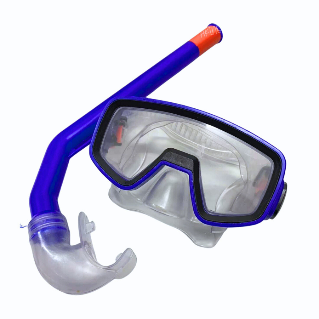 Full Dry Diving Mask Diving Anti-fog Diving Snorkeling Mask Two-window ...