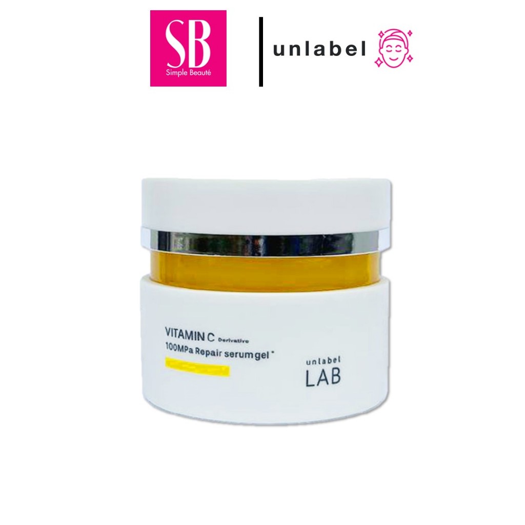 Unlabel Lab Vitamin C Repair Serum Gel (80g) Moisturizes skin