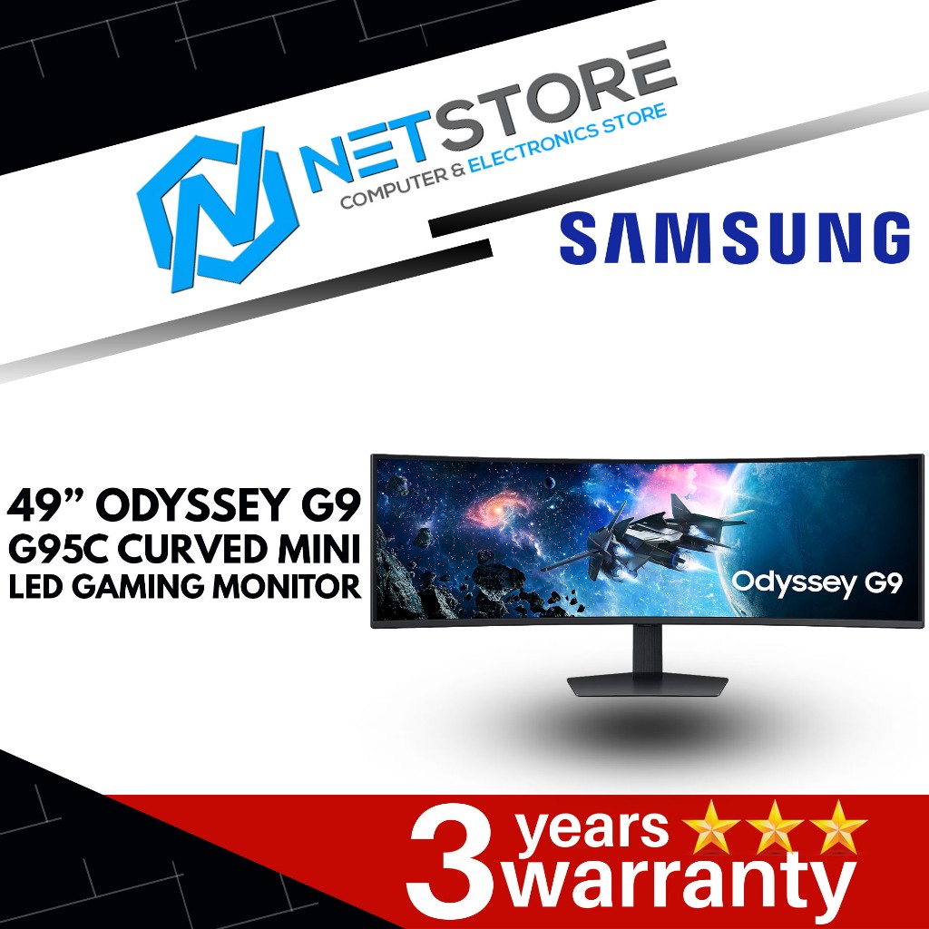 SAMSUNG 49” ODYSSEY G9 G95C CURVED MINI LED GAMING MONITOR LS49CG954EEXXS Shopee Malaysia