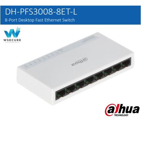 Dahua Port Desktop Fast Ethernet Switch Pfs Et L Shopee Malaysia