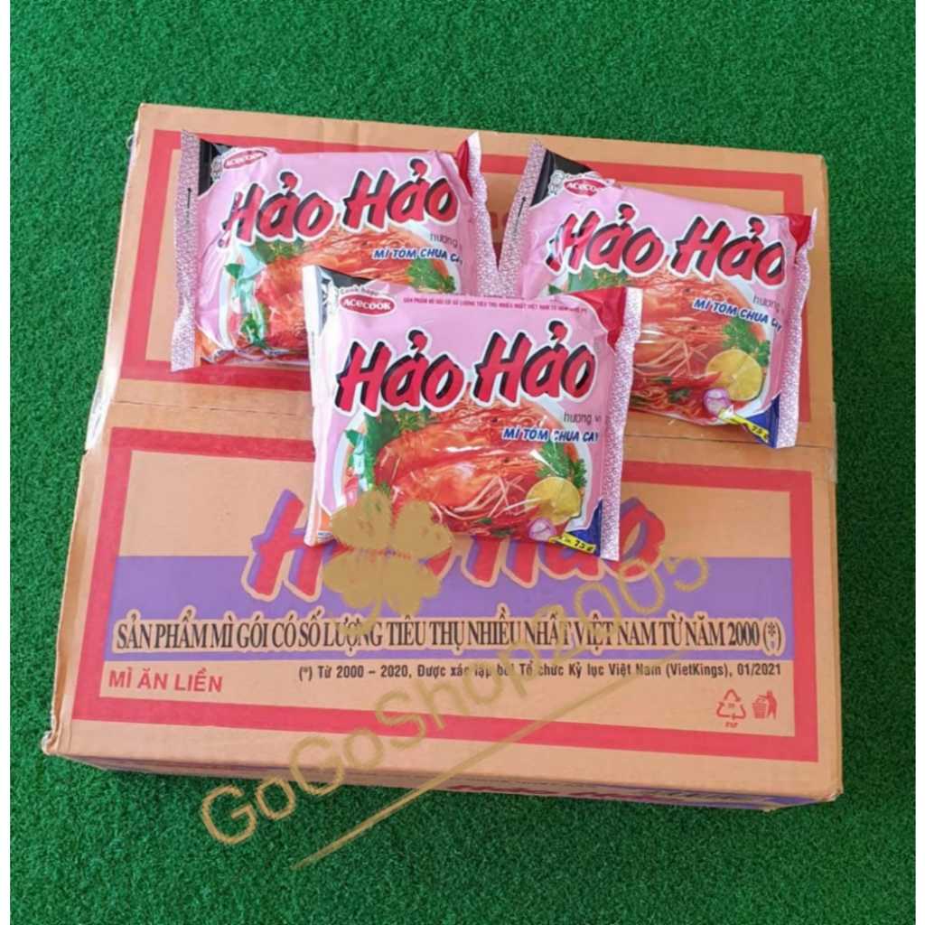 Vietnam Acecook Hao Hao Mi Tom Chua Cay Hot Sour Shrimp Flavour Vietnamese Instant