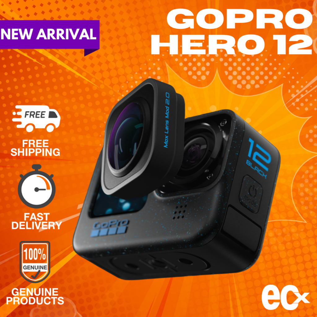 [Ready Stock] - GoPro HERO12 / HERO 12 Black 5.3K60 10-Bit HDR Video ...