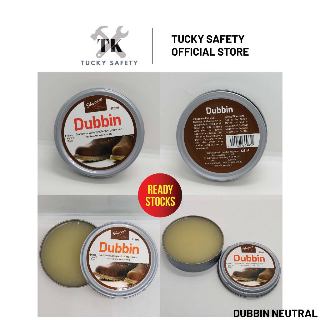 [ Shucare ] Dubbin Neutral (125ml) Leather Care Conditioner / Pengilat