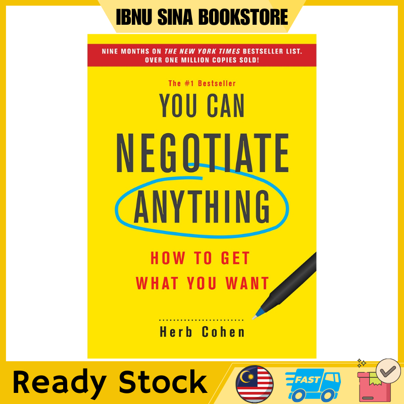 BUKU | BOOK You Can Negotiate Anything -Herb Cohen- | Shopee Malaysia