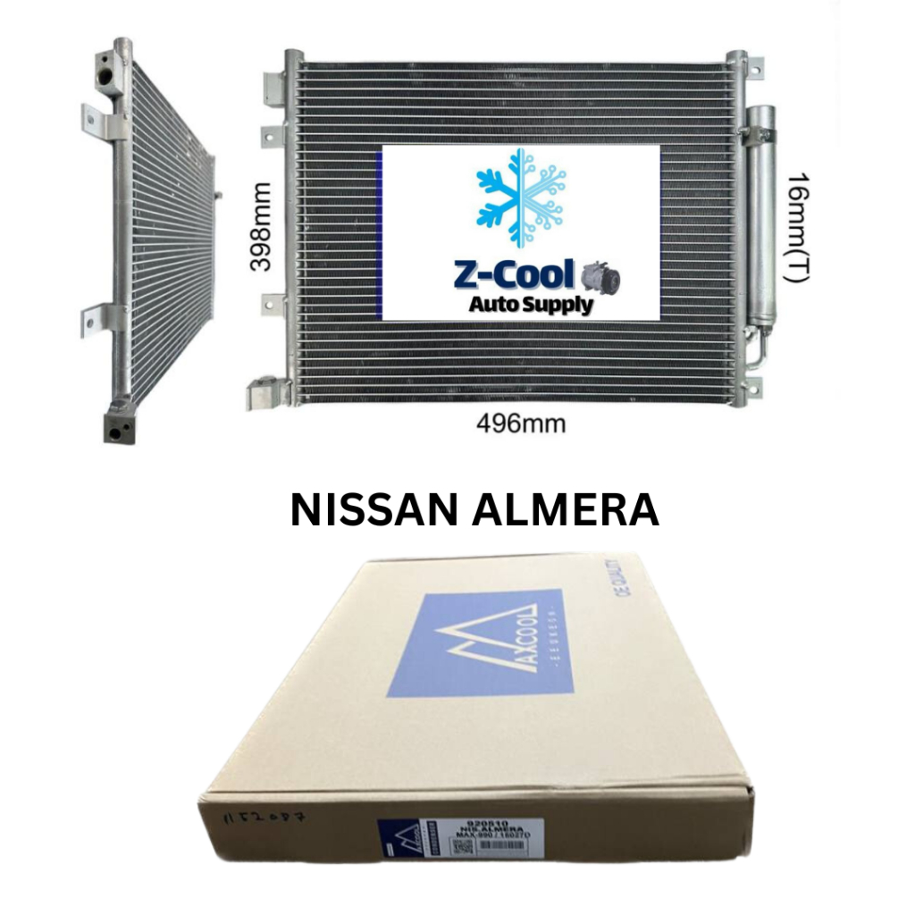 CONDENSER OEM NEW AIRCOND CAR SUITABLE FOR NISSAN ALMERA N17 2010-2019 ...