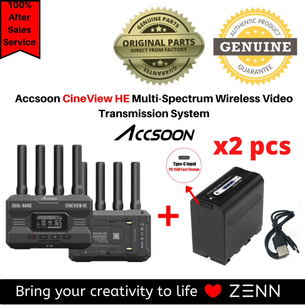 Live Streaming Transmitter Accsoon CineView HE Wireless Video ...