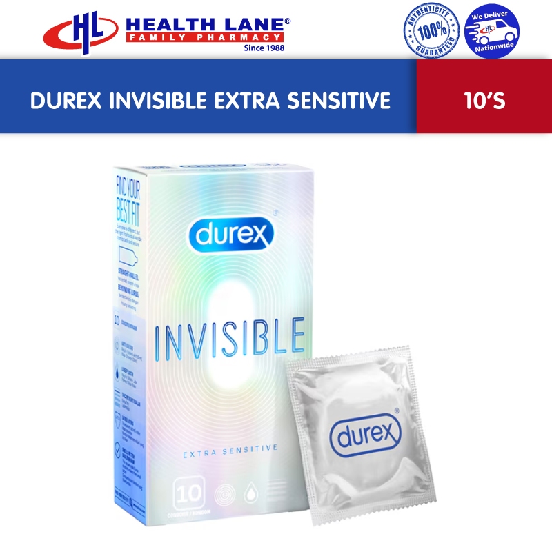 Durex Invisible Extra Sensitive (10's) | Shopee Malaysia