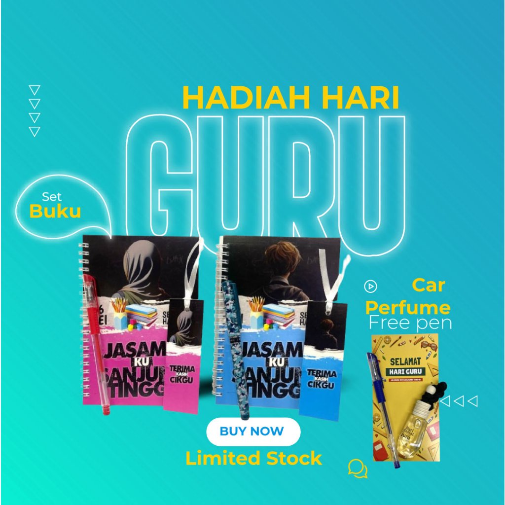 Set Hadiah Hari Guru / Teacher Day Gift - Set Buku/Book & Perfume Hari ...