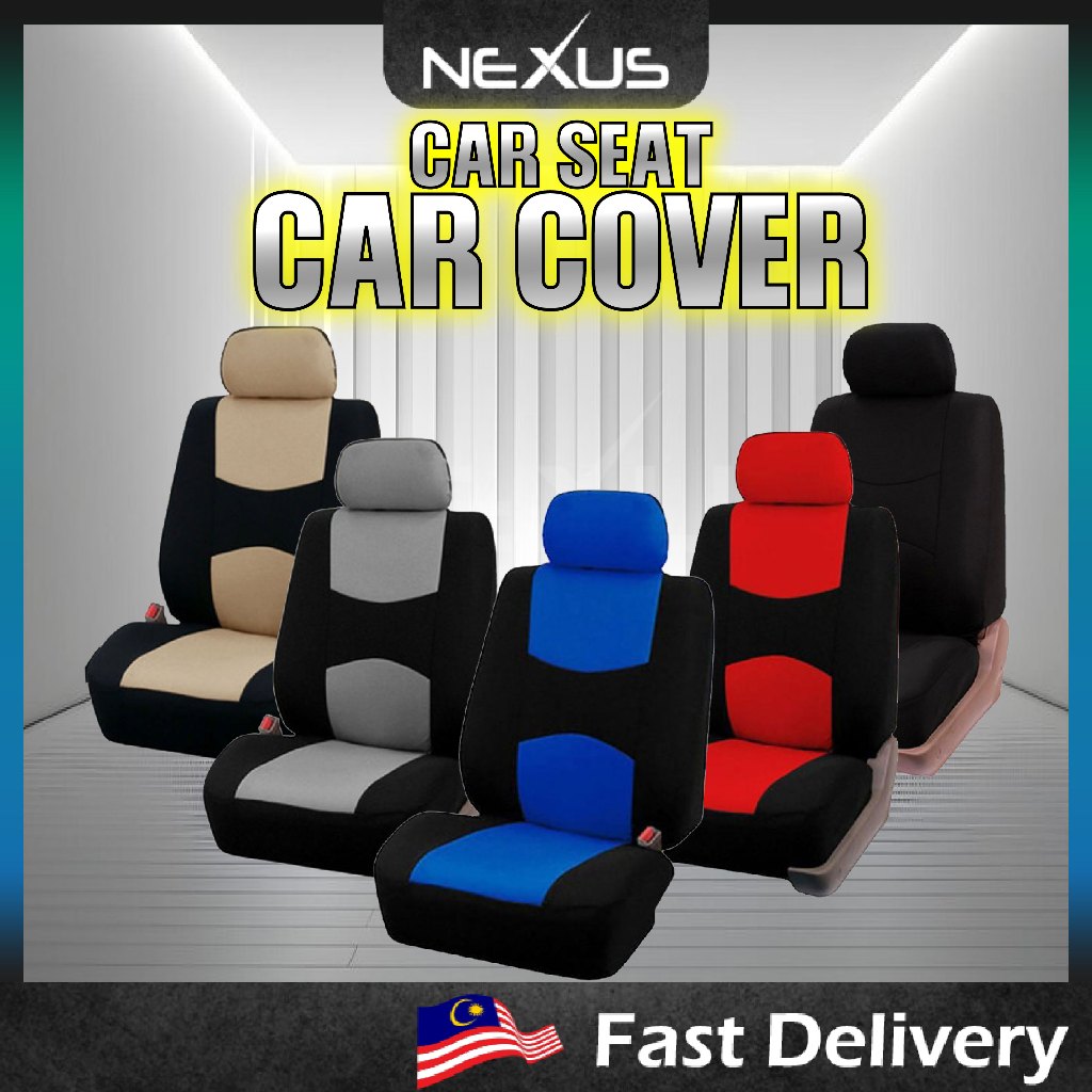 Nexus Car Full Set Car Seat Cover Myvi Bezza Viva Axia Kancil Flat ...