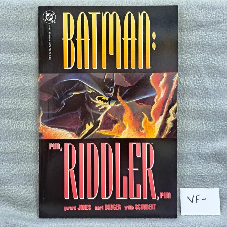 Batman: Run Riddler Run #1 (DC Comics) FIRST Issue (Gerard Jones, Mark ...